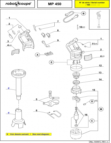 MP450 Spares Page 1