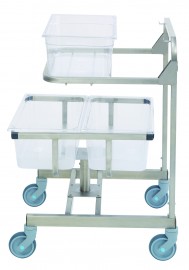 ROBOT COUPE STAINLESS STEEL TROLLEY FOR CL60 - 49066