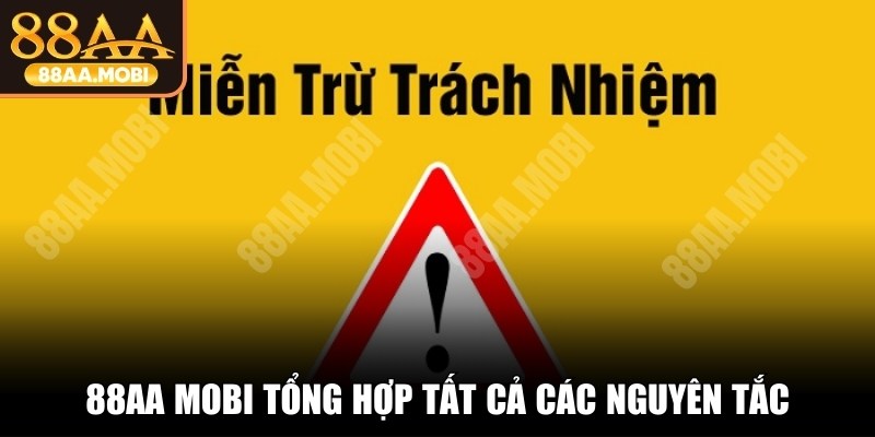Miễn trừ trách nhiệm 88AA tổng hợp các nguyên tắc quan trọng