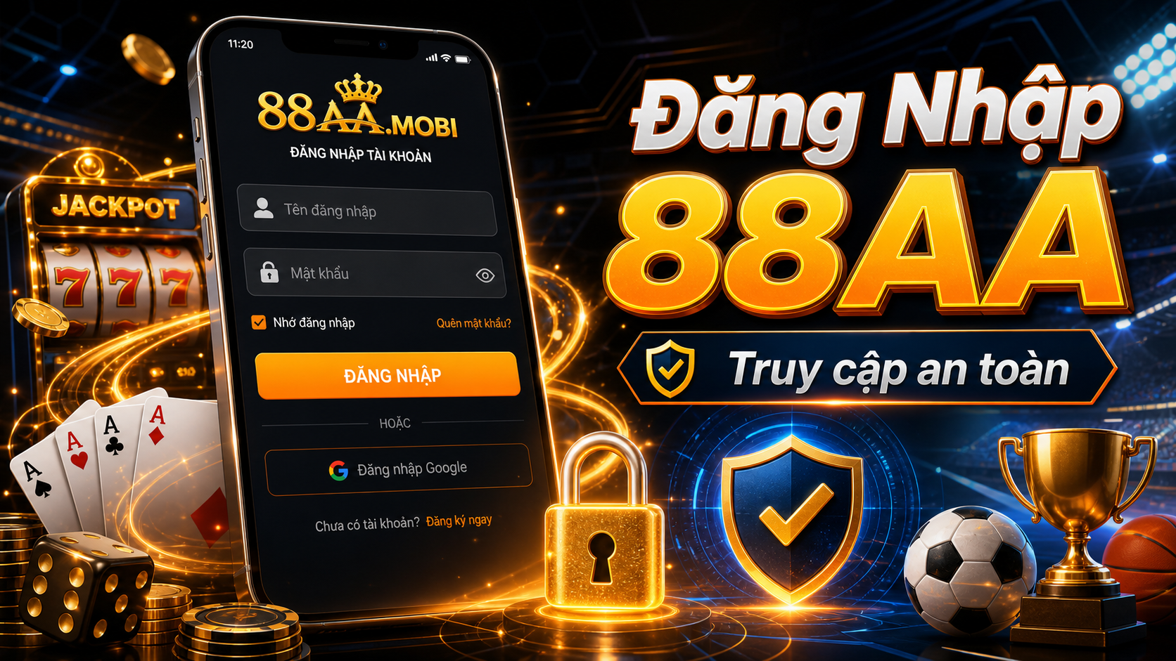 Đăng ký 88AA thành công và sẵn sàng đăng nhập