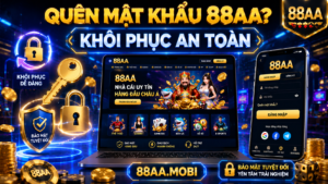 Quên mật khẩu 88AA cách khôi phục tài khoản