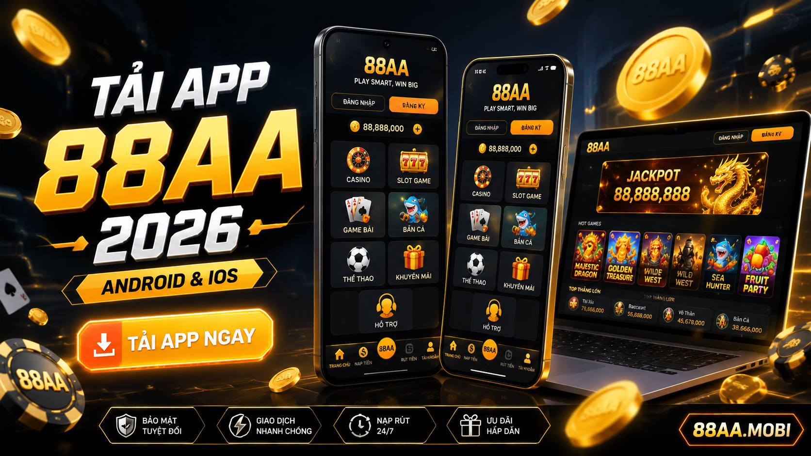 Tải app 88AA mới nhất 2026